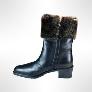 Ferragamo Black Boots, Size 5, worn once/twice